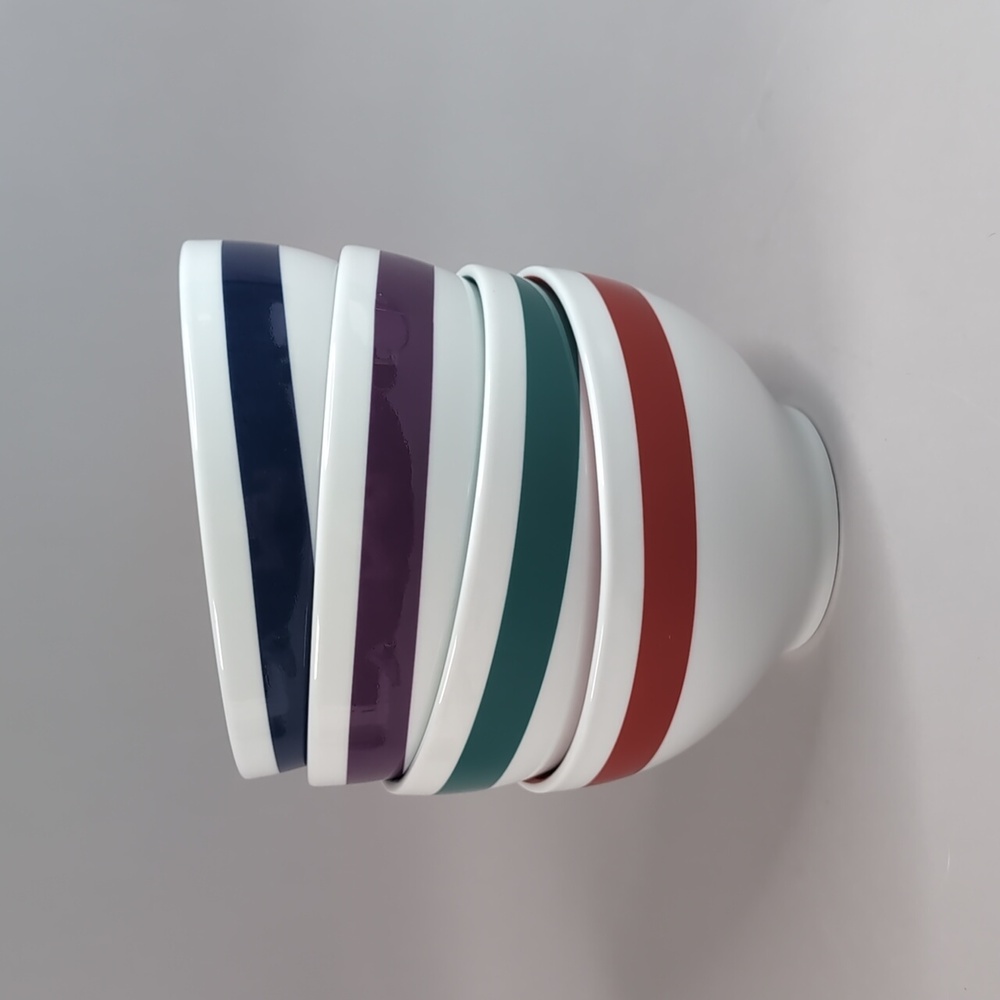 Crate & Barrel Set of 4 Porcelain Bowl